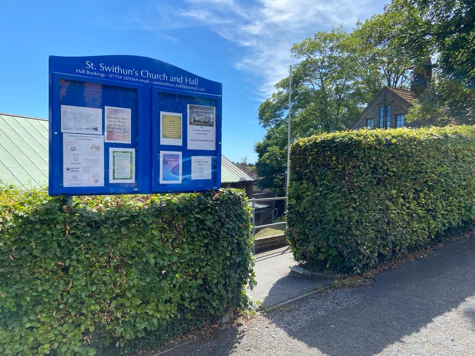 St Swithun's Church Hall — clinic exterior in Purley